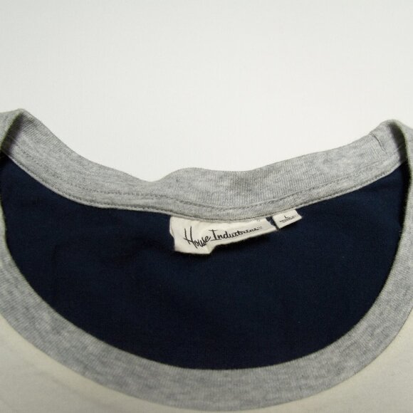 House Industries x Uniqlo Striped India Ink Bottle Typography TShirt Font Nerd L - Picture 7 of 9